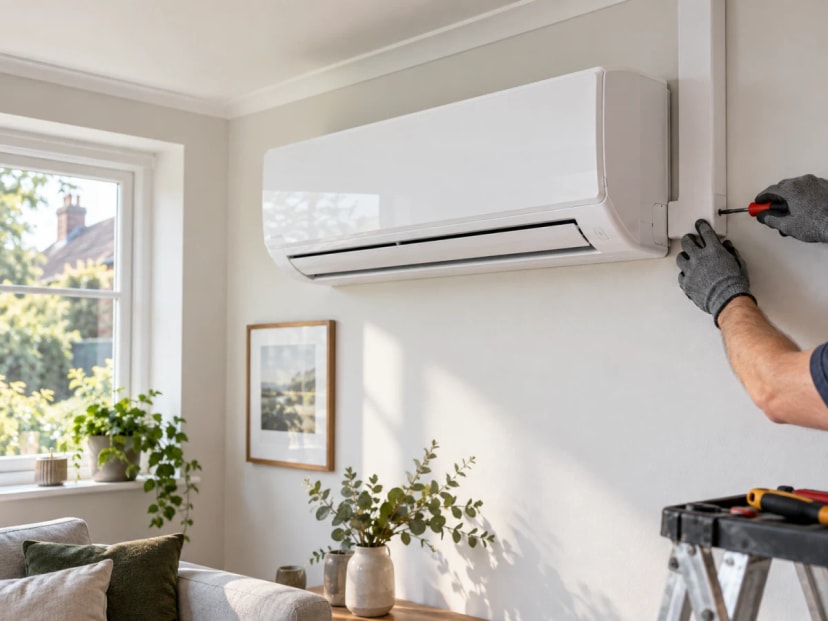 Air conditioning installation
